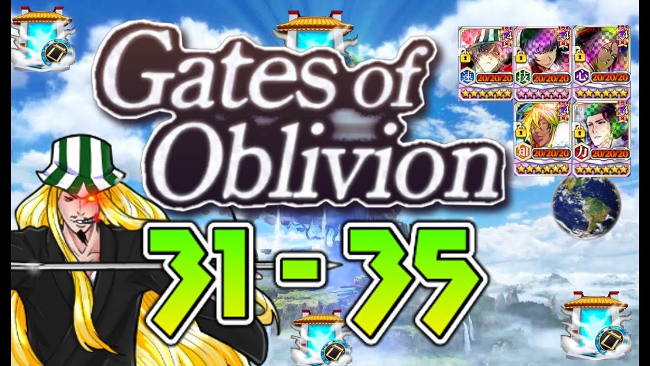 Gates of Oblivion SPEEDRUN ⏰ FLOORS 31, 32, 33, 34 & 35 ⏰ Bleach