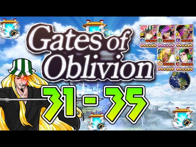 Gates of Oblivion SPEEDRUN ⏰ FLOORS 31, 32, 33, 34 & 35 ⏰ Bleach