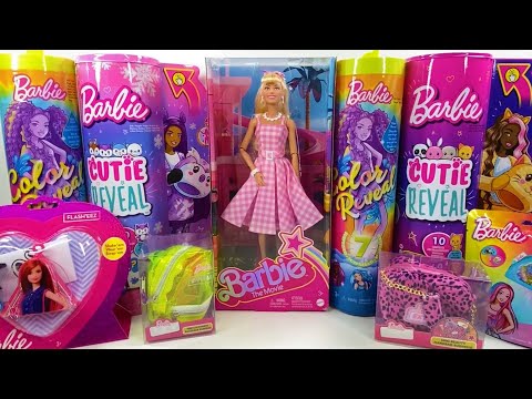 Barbie Color Reveal Dolls Neon Tie-Dye Series from Mattel Unboxing