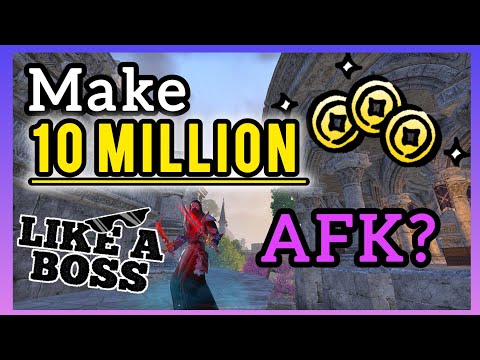 ESO Virtually AFK Farm Get Insanely Rich 10,000,000 Gold No Effort In 2025