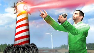 We Found a LIGHTHOUSE MONSTER!  Garry's Mod Gameplay