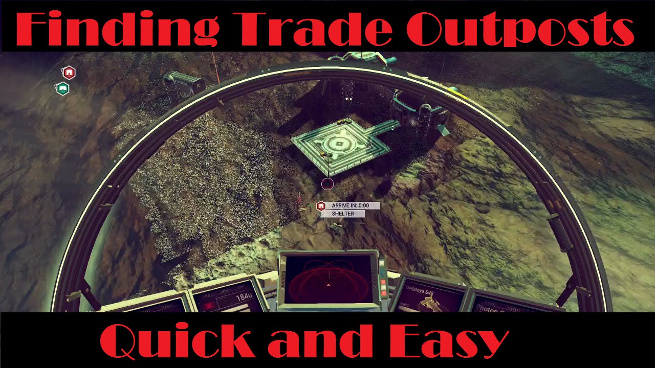 Find Trade Outposts Quickly - No Man's Sky How to - YouTube