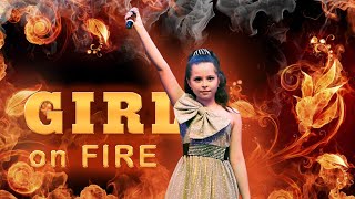 Girl on Fire (by Alicia Keys) поёт Елизавета Виноградова, 9 лет