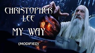 My Way - Sir Christopher Lee (Sinatra's Music) - (HQ)