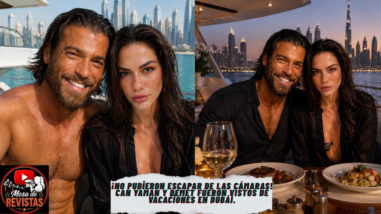 Can Yaman y Demet Özdemir: vacaciones en Dubái sacuden a fans