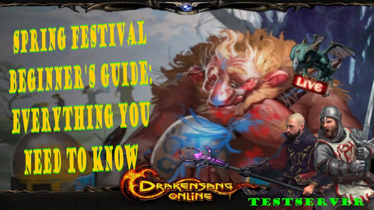 Drakensang Online | Spring Festival - Beginner's Guide - Testserver | GAMEPLAY 🎮Rock and Chat