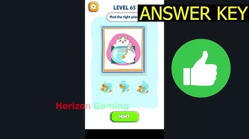 Brain World Tricky DOP Quiz LEVEL 65 - Gameplay Walkthrough Android IOS