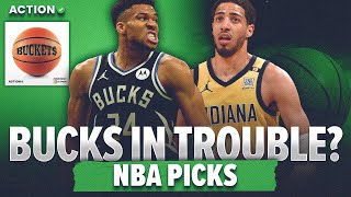 Will Giannis Injury Lead to an EARLY EXIT for Milwaukee Bucks vs Indiana Pacers? NBA Picks | Buckets