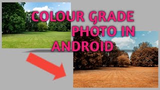 how to colour grade photos in android/3dlut