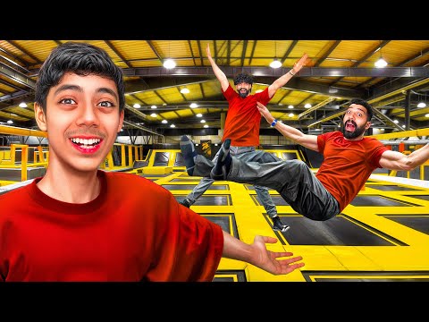 رفتیم بزرگترین ترامبولین پارک ایران