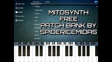 MITOSYNTH - New FREE Patch Bank From Spidericemidas - These Are Awesome - iPad Demo