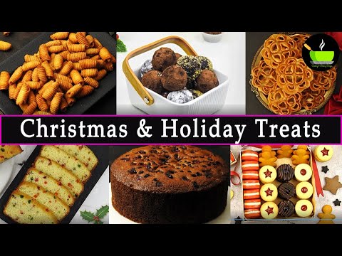 6 Easy Christmas Treats Recipes   Best Holiday Treat Ideas   Christmas Recipes    Christmas Cake