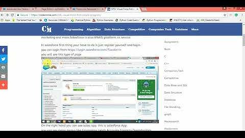 Salesforce Visual Force first simple program