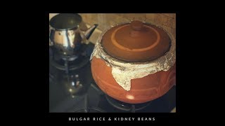 Turkish Food Recipe - How to make Turkish Bulgur Rice and Kidney Beans
