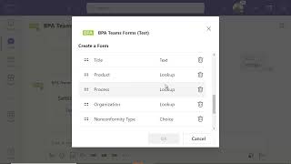 BPA Teams Forms - Register forms while discussing in Teams