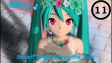Hatsune Miku: Project DIVA (1st) Walkthrough Part 11 - Sweet*Drops After the Rain - No Commentary