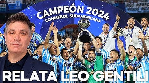 RACING 3 CRUZEIRO 1 - FINAL COPA SUDAMERICANA - Relata Leo Gentili