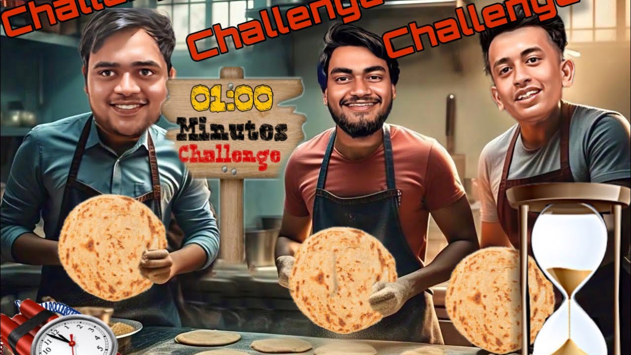 Roti Making challenge 🤯🤯, 1 Minute Challenge | ashyadav | - YouTube