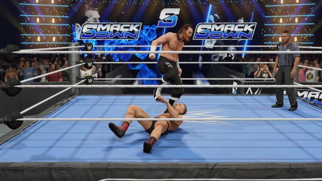 Sami Zayn Vs Ilja Dragunov WWE Smackdown