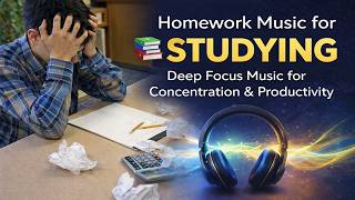 Homework Music for Study 📚 | Deep Focus Music for Concentration &amp; Productivity