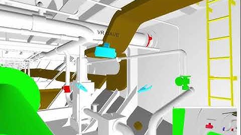 Large AVEVA shipbuilding CAD model in VR