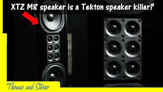 A speaker with 6 tweeters!?  XTZ M8 speaker, good for music and movies