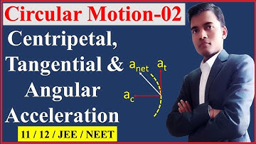 Class 11 Circular Motion 02 || Centripetal & Tangential Acceleration || IIT-JEE / NEET / AIIMS