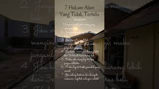 Download Lagu 7 Hukum Alam Yang Tidak Tertulis #shorts #motivasiislami #motivasihidup #storywa  #tiktok MP3