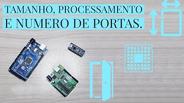 Diferença entre o arduino Mega, uno e Nano