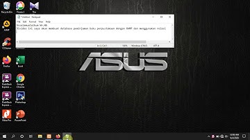 Membuat database peminjaman buku perpustakaan dengan XAMP dan merelasikannya