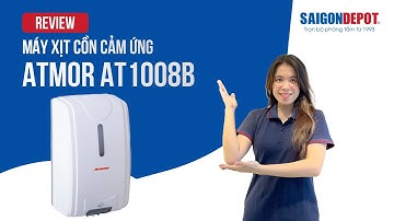 #21|🟢Máy xịt cồn cảm ứng sát khuẩn tay ATMOR AT007R