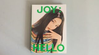 unboxing joy ‘hello 안녕' special album (photobook version)