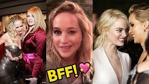 Emma Stone & Jennifer Lawrence BFF's!! #LOWI
