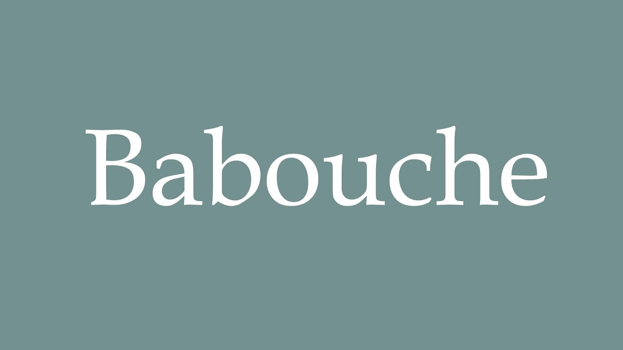 babouche - Wiktionary, the free dictionary
