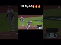 Shohei Ohtani leads off game 4 with an absolute bullet! #mlb #baseball #playoffs #homerun