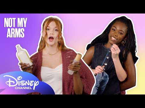 Ava & Brooklynn Use Each Other’s Arms to Pack for Camp! 🏕️👋 | Not My Arms | Disney Channel