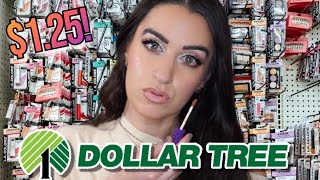 FULL FACE OF DOLLAR TREE MAKEUP!!! THESE $1.25 FINDS ARE INCREDIBLE!