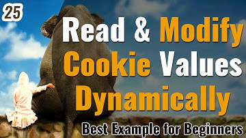 Read and  modify PHP cookie values dynamically in hindi | Learn PHP in Hindi / Urdu