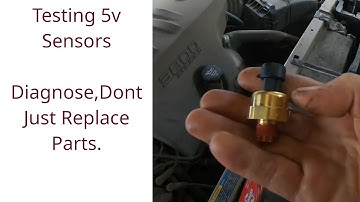 Testing 3 Wire Sensor Oil Pressure