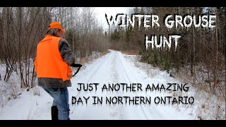 Winter Grouse Hunting. Just a day out in the bush