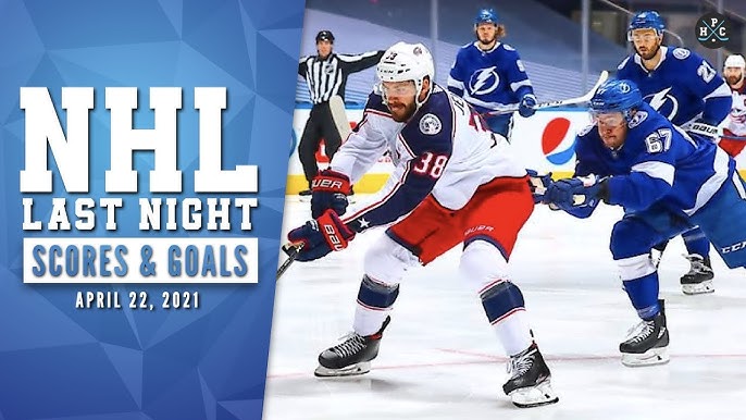 NHL Last Night: All 31 Goals and NHL Scores of April 23, 2021