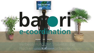 Koordinationstraining mit balori e-coordination von zebris & Stewafit (Deutsch)