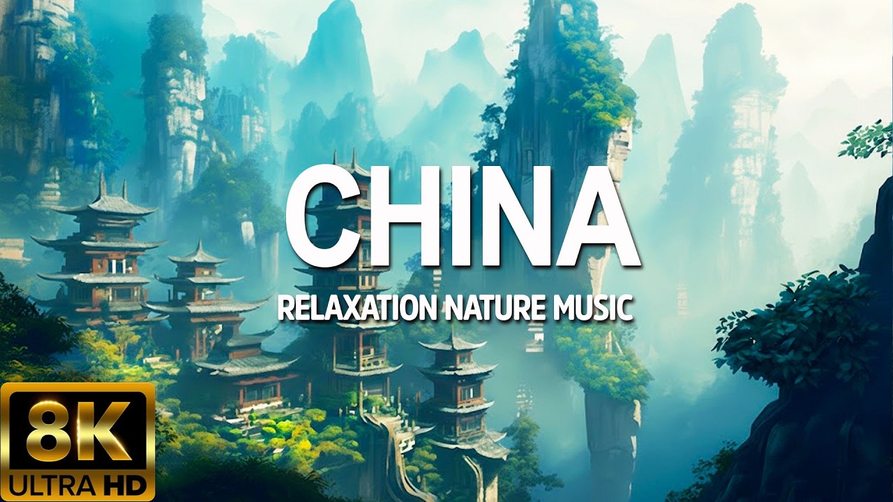 China 4K - Scenic Relaxation Film With Calming Music - 4 Hour Relaxing Aerial Film