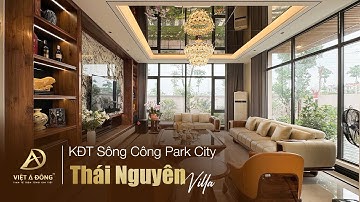 Thái Nguyên villa | Vẻ đẹp chân thực của nội thất gỗ óc chó | Việt Á Đông