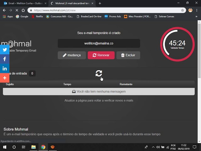 Como criar um endereço de e-mail temporário? - Positivo do seu jeito