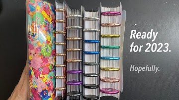 A stunning blue cover + final planner lineup - Setting up my planning system for 2023, Part 7