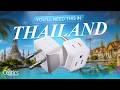 Ceptics 3-Pack Thailand Type O Travel Adapter – Ultra Compact Dual Input Grounded Plug For Cell Phones, Laptops, Tablets