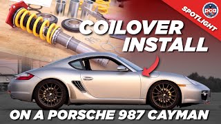How to install coilovers on a Porsche 987 Cayman | PCA Spotlight