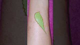 leaf mehndi design #youtubeshorts #shorts #viral #hennatattoodesign