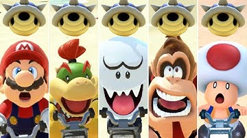 Mario Kart World - All Blue Shell Reactions